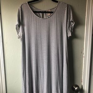 Striped T-Shirt Dress